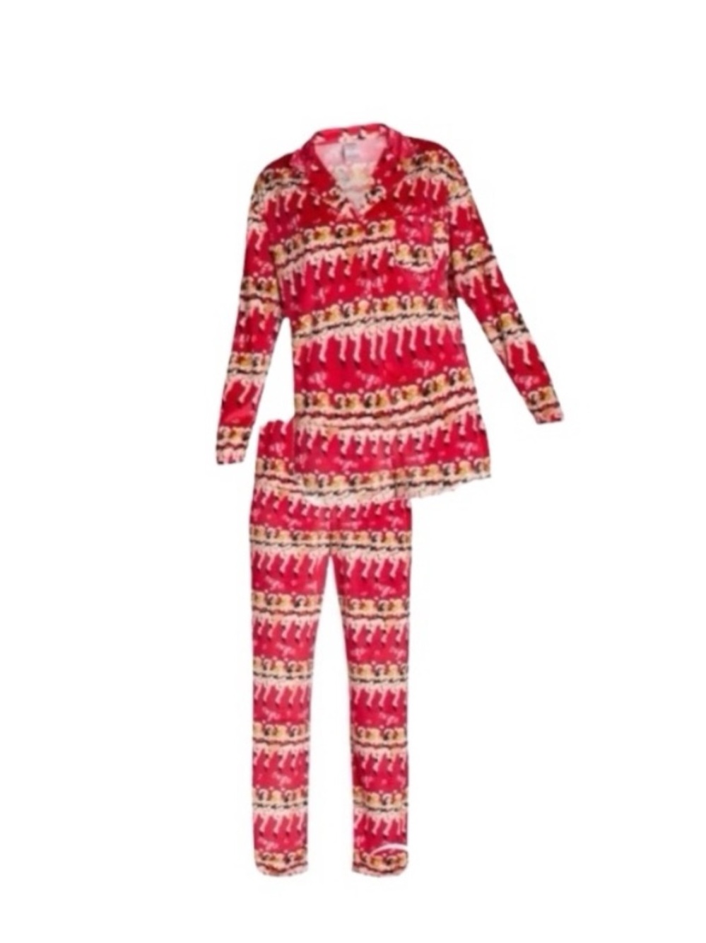 Holiday Time Red Dancing Girls Pajamas